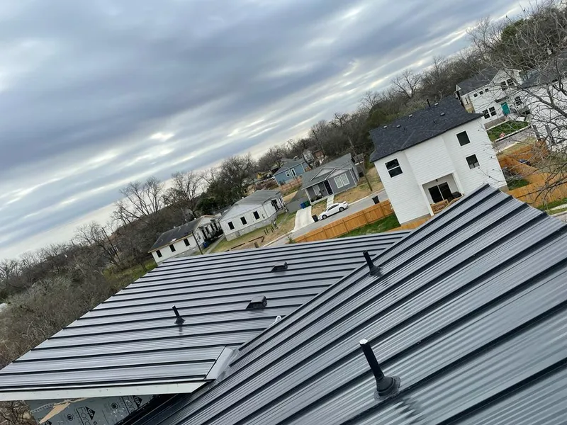 Standing seam metal roof panels with vents for Skylight Repair in Point Pleasant